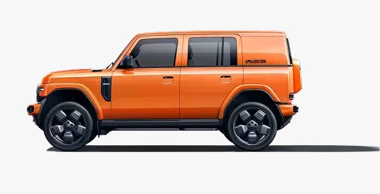 iCAUR V23 rugged SUV side profile